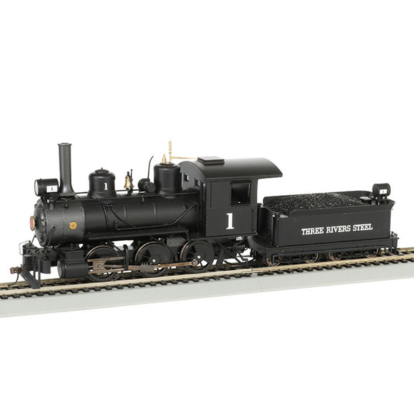 Bachmann 29401 Three River Steel Locomotive DCC & Sound Ready 0-6-0 On30 Scale