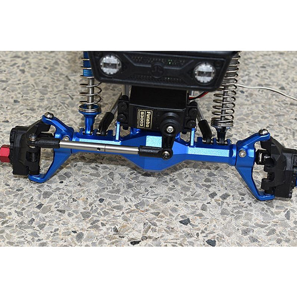 GPM Racing Aluminum Front Gear Box Blue : Axial Capra 1.9 UTB