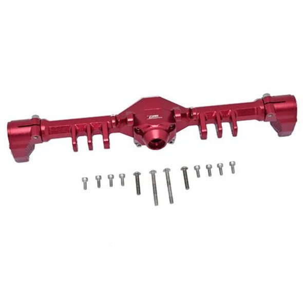 GPM Racing Aluminum Rear Gear Box Red : Axial Capra 1.9 UTB