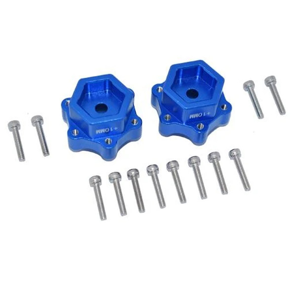 GPM Racing Aluminum Hex Adapters Converter +10mm Blue : Losi 1/8 LMT 4WD