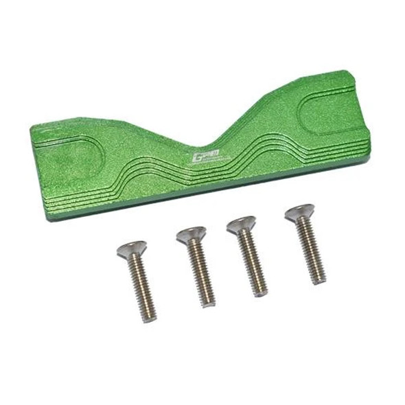 GPM Racing Aluminum Front Or Rear Frame Brace Green : Losi 1/8 LMT