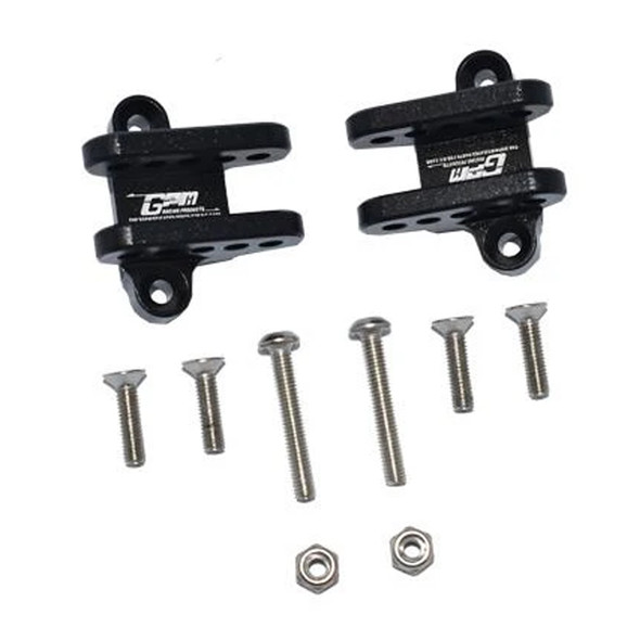 GPM Racing Aluminum Front Or Rear Lower Shock Mount Black : Losi 1/8 LMT