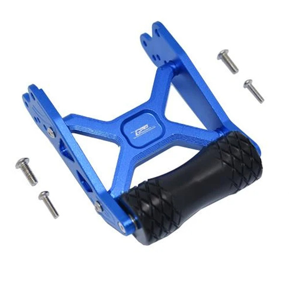 GPM Racing Aluminum Rear Adjustable Wheelie Blue : Losi 1/8 LMT