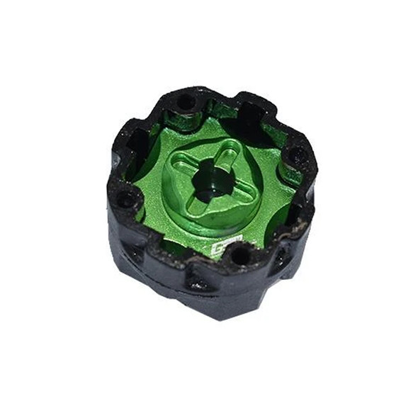 GPM Racing Aluminum Center Differential Outputs Green : Losi 1/8 LMT Solid Axle