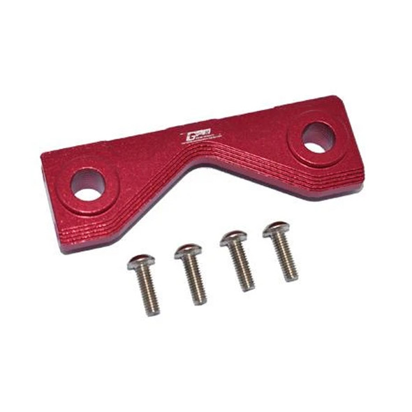 GPM Racing Aluminum Front Or Rear Frame Mount Red : Losi 1/8 LMT