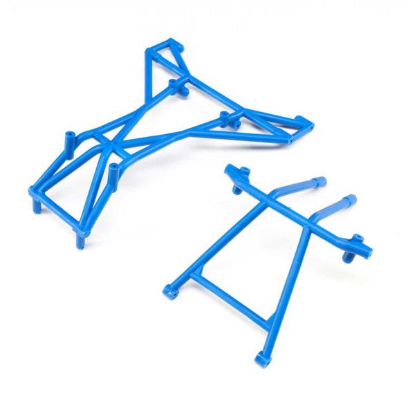 Losi LOS241048 Top and Upper Cage Bars Blue : LMT