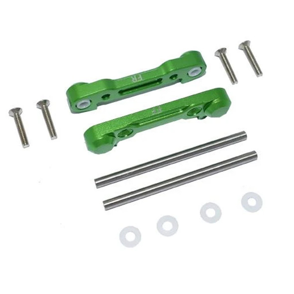 GPM Racing Aluminum Front Lower Suspension Mount Green : Losi Lasernut U4