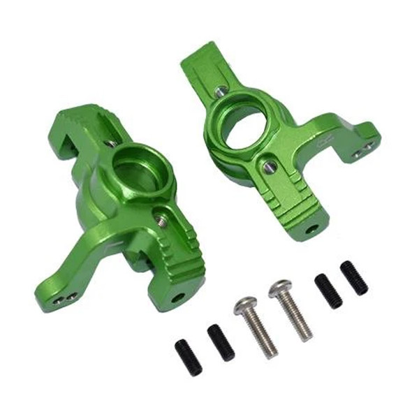 GPM Racing Aluminum Front Knuckle Arms Green : Losi 1/10 Lasernut U4