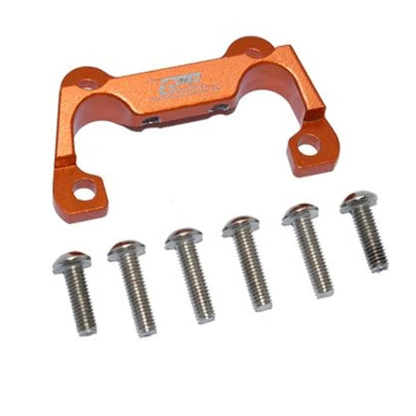 GPM Racing Aluminium Front Bumper Mount Set Orange : Losi 1/10 Lasernut U4