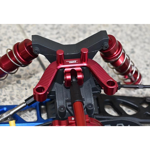 GPM Racing Aluminum Rear Body Post Stabilizer Red : 1/10 KRATON 4S BLX