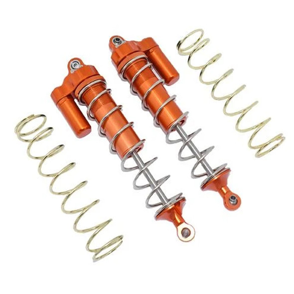 GPM Alum Rear L-Shape Piggy Back Spring Dampers 187mm Orange : Kraton/Outcast 8S