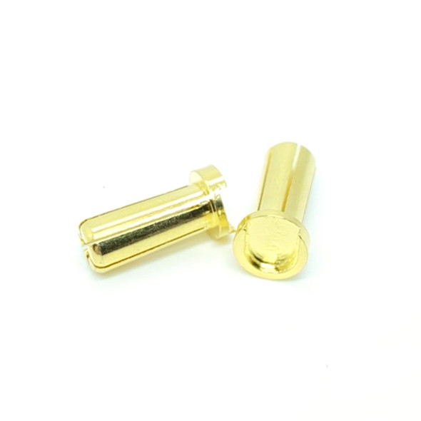 Maclan MCL4216 Max Current 5mm Low Profile Gold Bullet Connectors (2pcs)