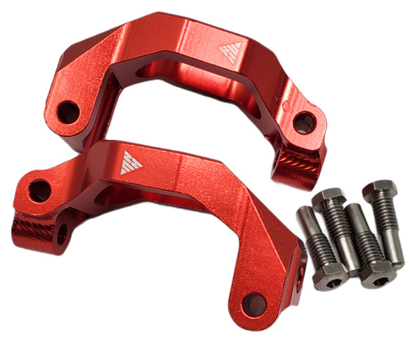 NHX Aluminum Spindle Carrier/C-Hub Red for 1/10 MAXX