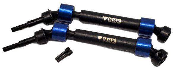 NHX RC Heavy Duty Front or Rear Steel CVD Drive Shaft Set 2pcs : 1/10 MAXX
