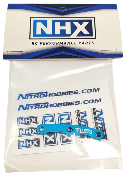 NHX Aluminum Front Arms Brace Blue Slash 4x4