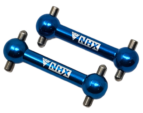 NHX Aluminum DogBone Blue : Tamiya TT01 / TT01E / TT02