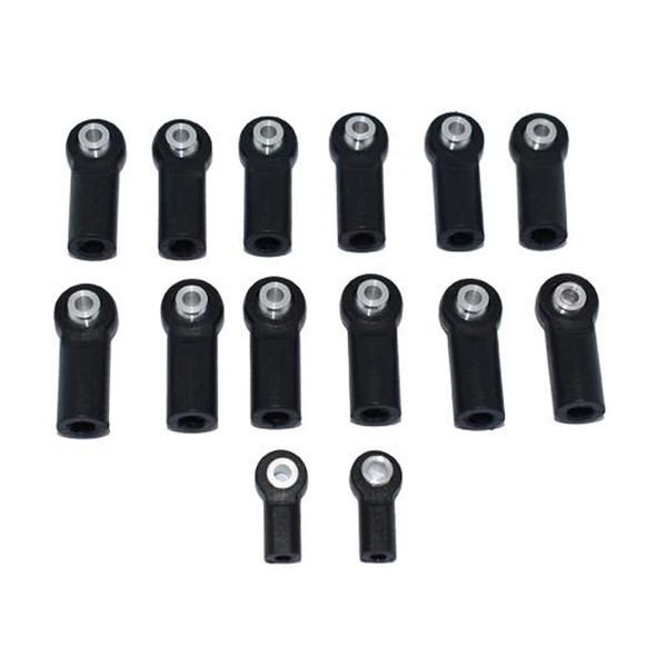 GPM Racing Plastic Ball Ends Black : Traxxas Slash 4x4 / Telluride 4x4 GPM Racing Plastic Ball Ends Black : Traxxas Slash 4x4 / Telluride 4x4