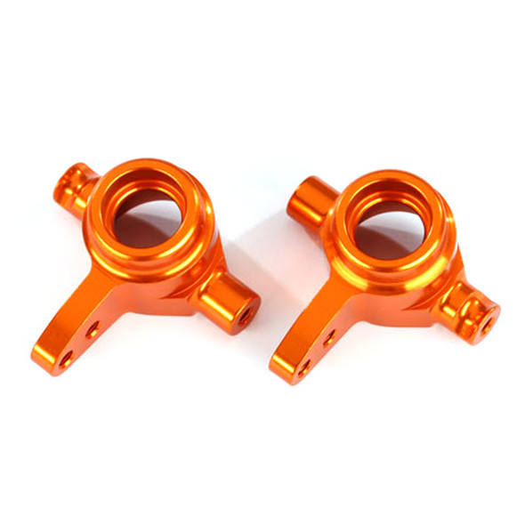 Traxxas 6837A Aluminum Steering Blocks Left & Right Orange : 4x4 Slash /Stampede