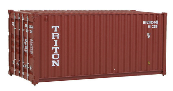 Walthers 20' Corrugated Container Triton HO Scale