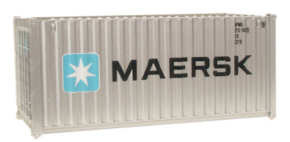 Walthers 20' Corrugated Container Maersk HO Scale