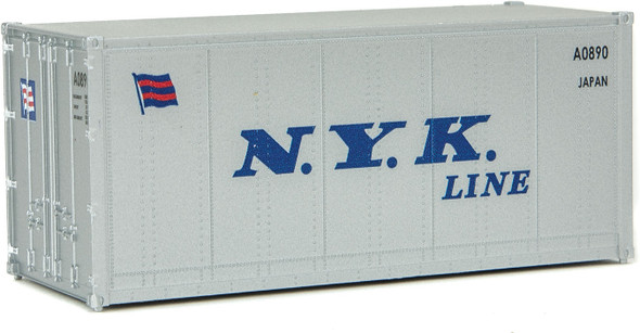 Walthers 20' Smooth-Side Container - NYK Lines HO Scale