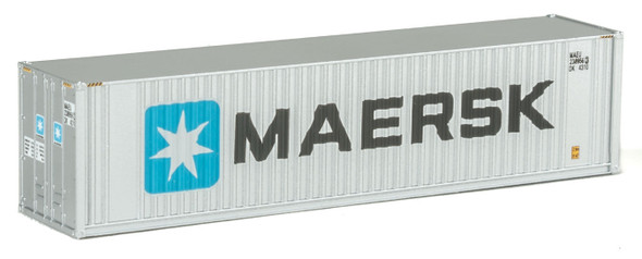 Walthers 40' Hi Cube Ribbed Side Container - Maersk N Scale