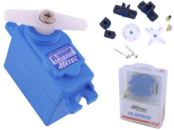 Hitec HS-5086WP Digital Waterproof Metal Gear Top BB Servo HS5086WP/HS5086/5086
