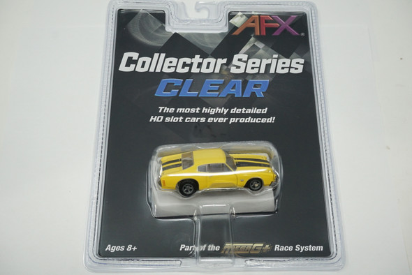 AFX 22050 1971 Chevelle 454 Yellow - Mega G+ HO Scale Slot Car