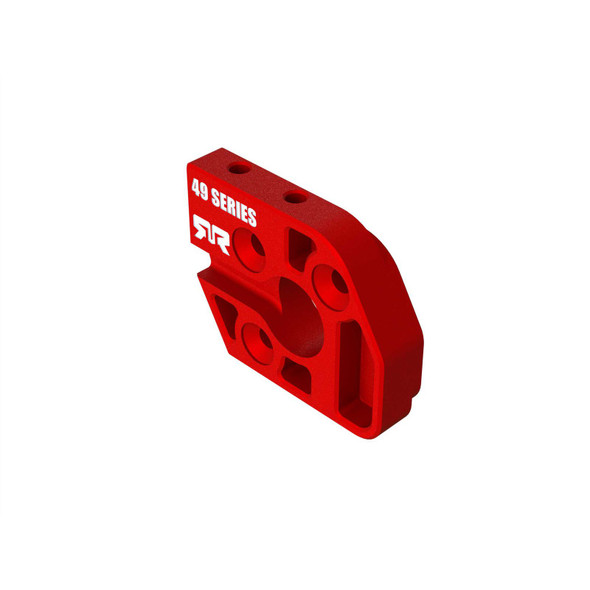 ARRMA ARA320603 Aluminum Motor Plate 49 Series Red : 8S Kraton / Outcast