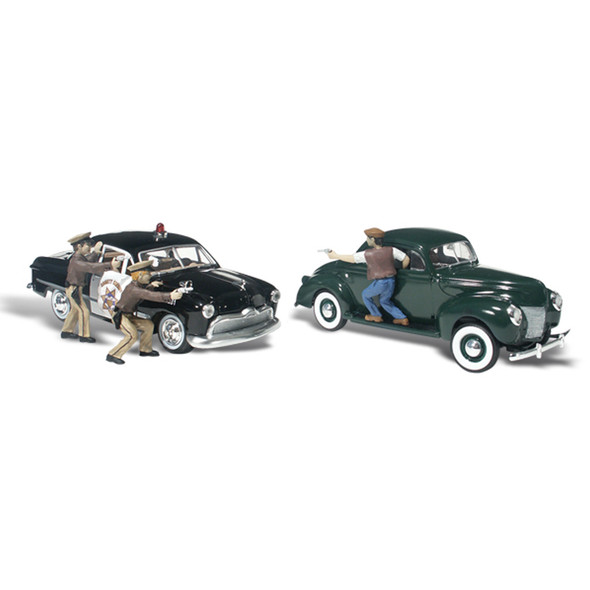 Woodland Scenics AS5540 Getaway Gangsters - HO Scale