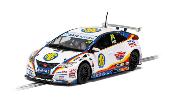 Scalextric C4210 Honda Civic Type-R NGTC - Jake Hill 2020 1/32 Slot Car