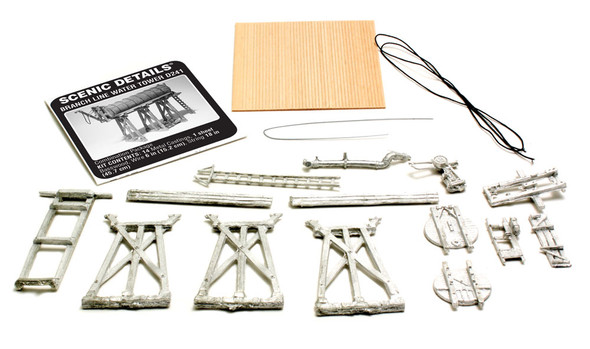 Woodland Scenics D241 Branch Line Water Tower HO Scale Kit