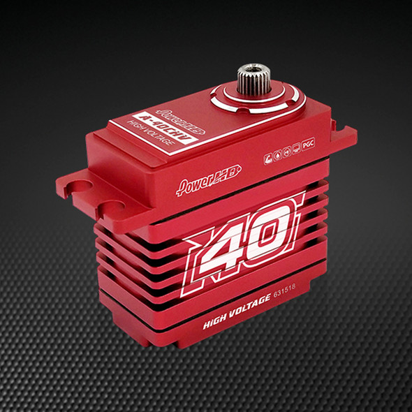 POWER HD A-40CHV Steel & Aluminum Gear 40.0kg / 0.14s High Voltage Servo