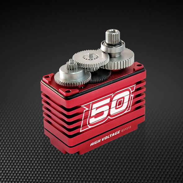 POWER HD A-50CHV Steel & Aluminum Gear 50.0kg / 0.19s High Voltage Servo