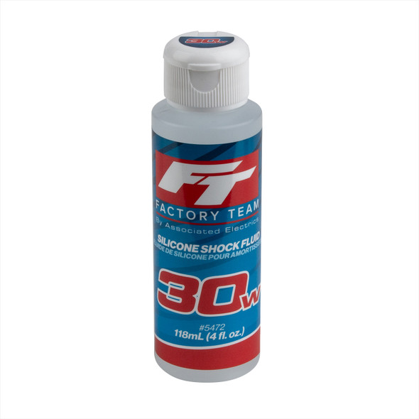 Associated 5472 FT Silicone Shock Fluid 30wt (350 cSt) 4oz. Bottle Associated 5472 FT Silicone Shock Fluid 30wt (350 cSt) 4oz. Bottle