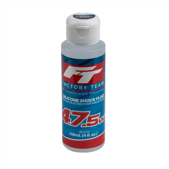 Associated 5479 FT Silicone Shock Fluid 47.5wt (613 cSt) 4oz. Bottle Associated 5479 FT Silicone Shock Fluid 47.5wt (613 cSt) 4oz. Bottle