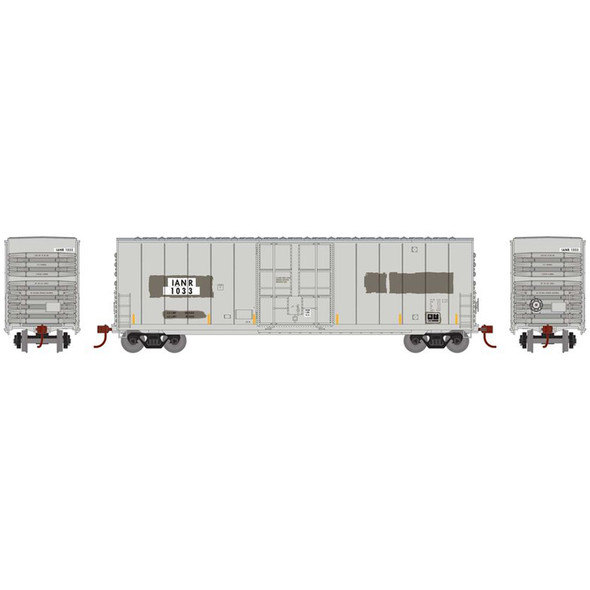 Athearn ATH1423 50' Smooth High Cube Plug Door Box IANR #1033 Freight Car N Scale