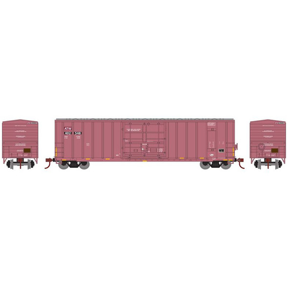 Athearn ATH2101 50' FMC Superior Plug Door Box ATW #402548 Freight Car N Scale