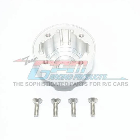 GPM Racing Aluminum Front or Rear Diff Case Silver : Traxxas E-Revo VXL 2.0