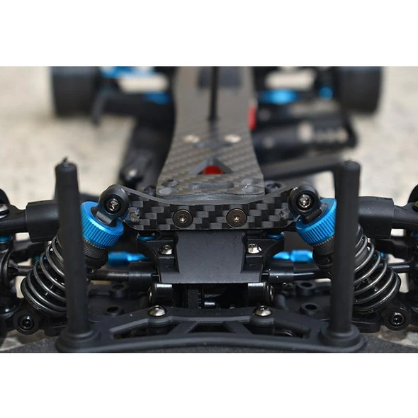 GPM Carbon Fiber Rear Shock Tower Black : Tamiya 1/10 4WD TA08 PRO