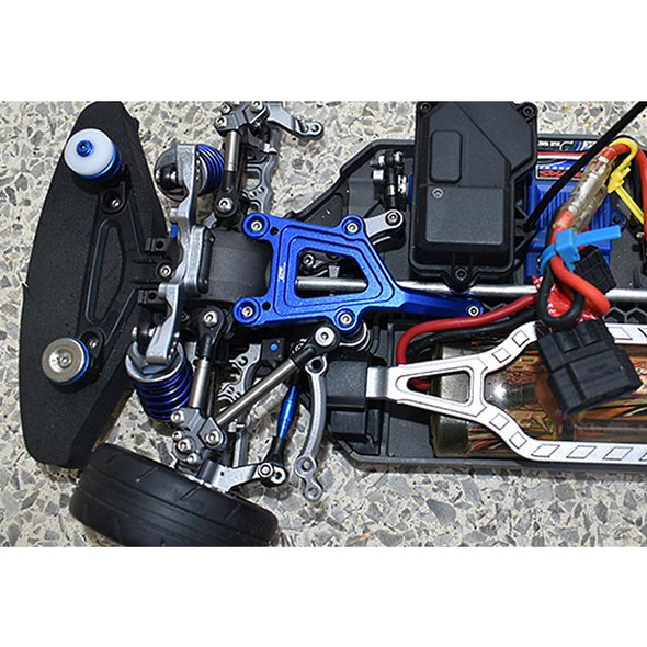 GPM Aluminum Front Top Plate Silver : Traxxas Ford GT 4-Tec 2.0