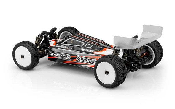 JConcepts 0461 S2 Schumacher Cat L1 Evo Clear Body w/ Carpet / Turf Wing