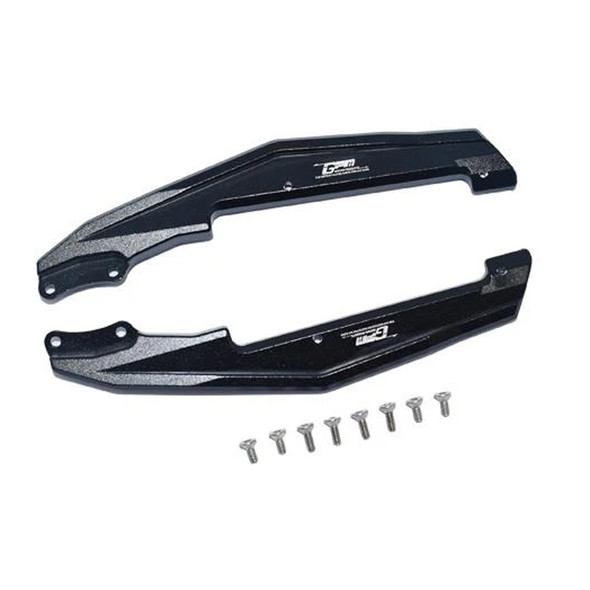 GPM Racing Aluminum Chassis Side Bars Black : Losi 1/18 Mini-T 2.0
