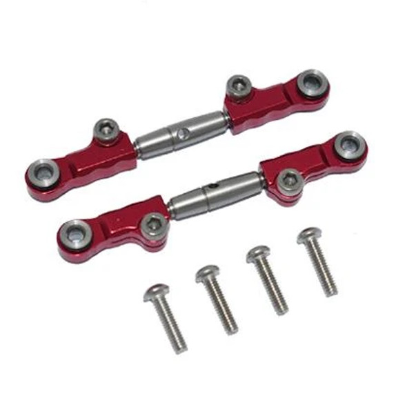 GPM Aluminum + Stainless Steel Front Upper Arm Tie Rod Red : Losi Mini-T 2.0