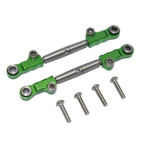GPM Alum + Stainless Steel Rear Upper Arm Tie Rod Green : Losi 1/18 Mini-T 2.0