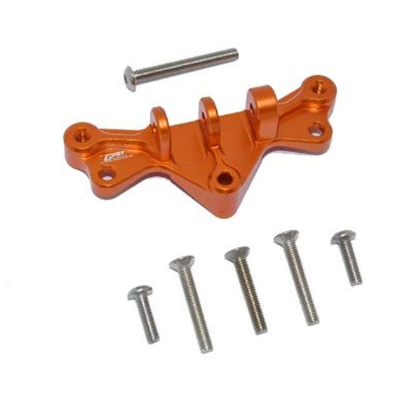 GPM Alum Mount Front Or Rear Gearbox Upper Suspension Links Orange : Losi 1/8 LMT