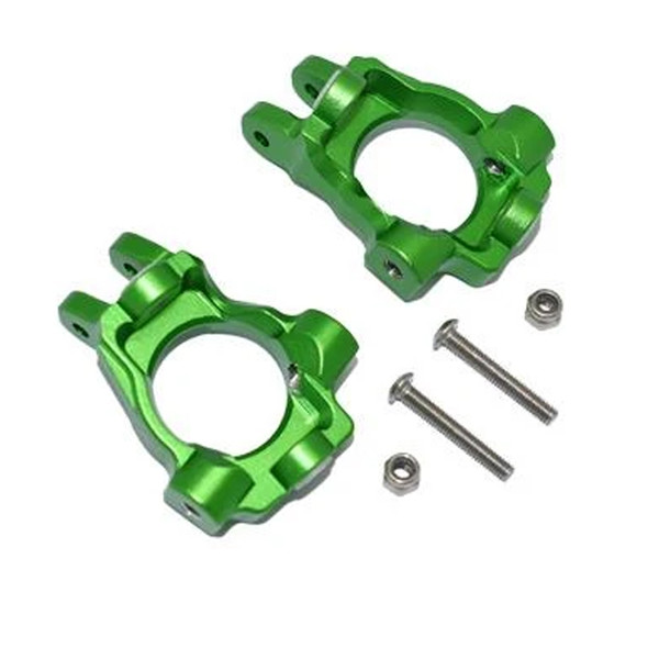 GPM Racing Aluminum Front C-Hubs Green : Losi Lasernut U4
