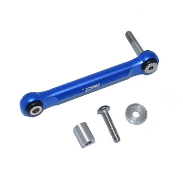 GPM Racing Aluminum Servo Tie Rod Blue : Losi Lasernut U4