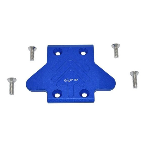 GPM Racing Aluminum Front Chassis Protection Plate Blue : Arrma 1/7 Mojave