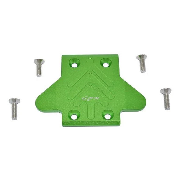 GPM Racing Aluminum Front Chassis Protection Plate Green : Arrma 1/7 Mojave